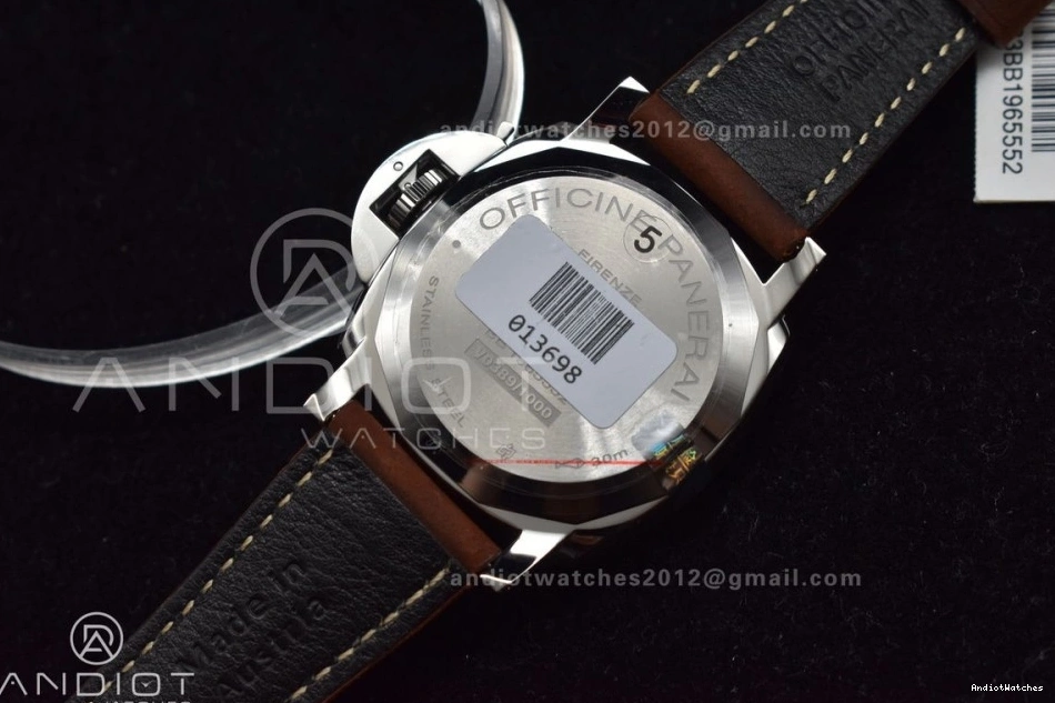 Luminor Edition 977 on PAM1046 White Due Dial Asso Brown Bold AXXXIV VSF Strap Best 1009